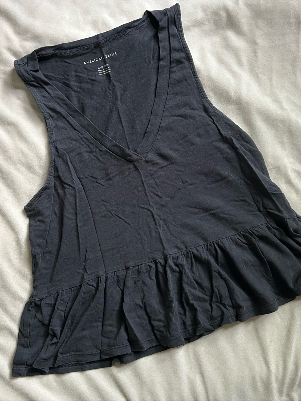 American Eagle Babydoll V-Neck Top